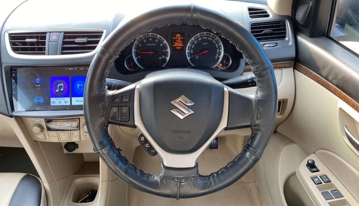 2015 Maruti Swift Dzire ZXI, Petrol, Manual, 39,415 km, Steering Wheel Close Up