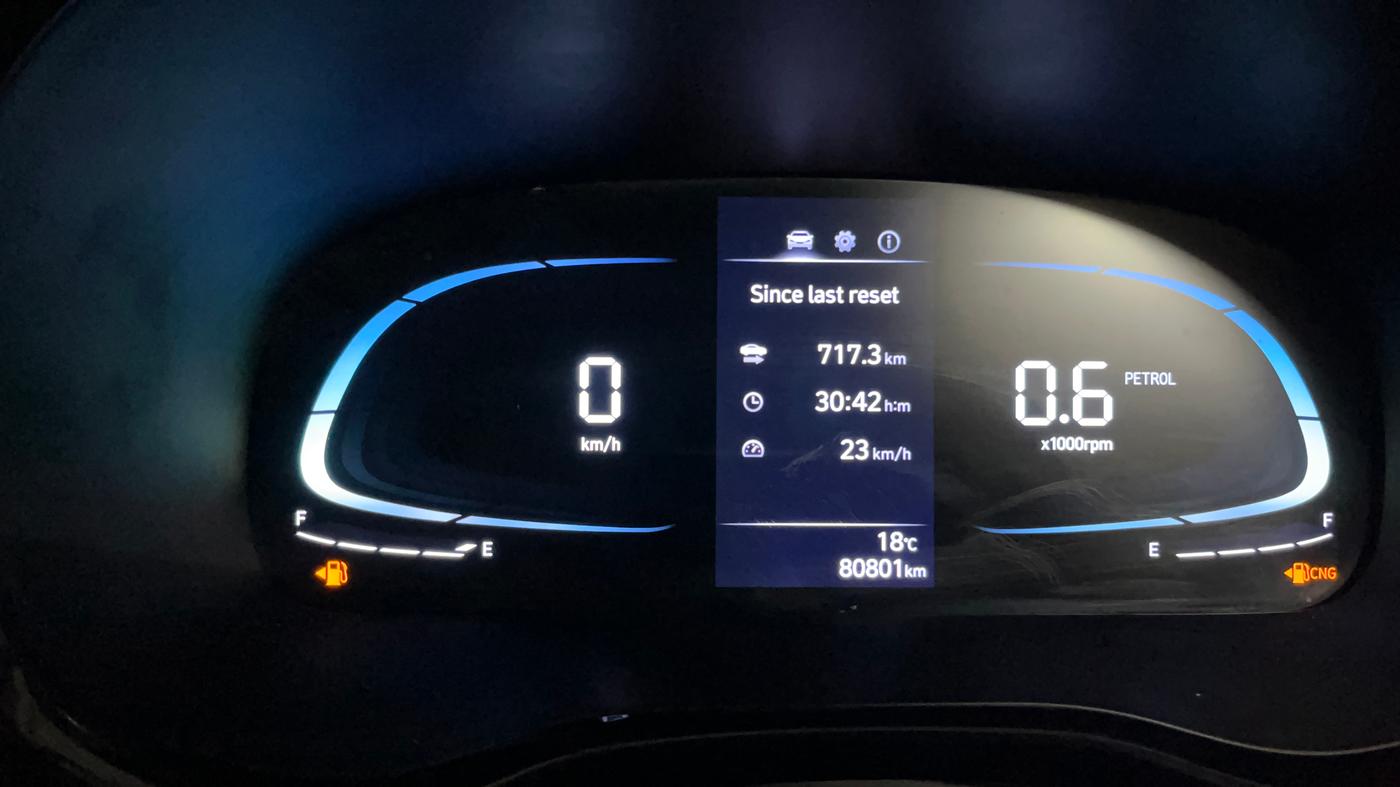 2023 Hyundai EXTER SX 1.2 CNG MT, CNG, Manual, 80,817 km, Odometer Image
