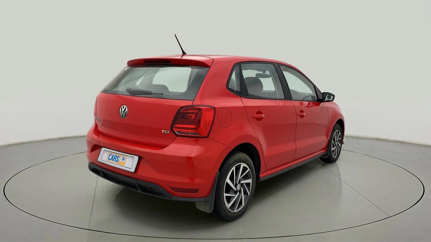 2021 Volkswagen Polo COMFORTLINE 1.0L TSI, Petrol, Manual, 29,050 km, Right Back Diagonal