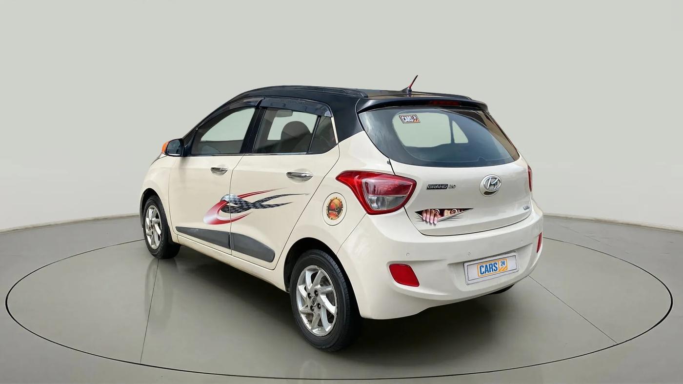 2014 Hyundai Grand i10 SPORTZ 1.2 KAPPA VTVT, Petrol, Manual, 81,101 km, Left Back Diagonal