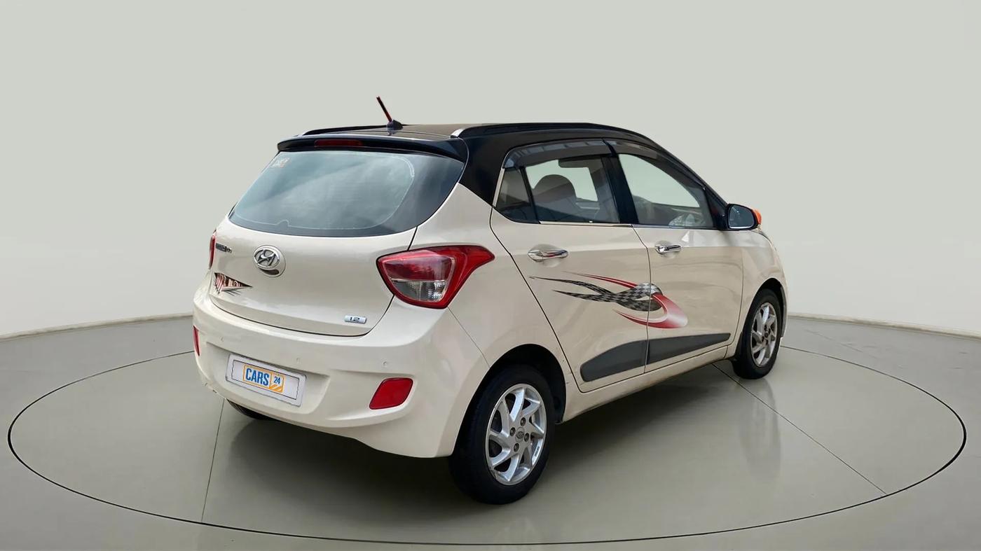 2014 Hyundai Grand i10 SPORTZ 1.2 KAPPA VTVT, Petrol, Manual, 81,101 km, Right Back Diagonal