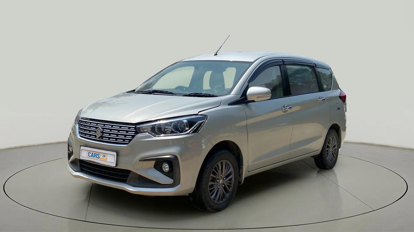 2020 Maruti Ertiga ZXI+ SHVS, Petrol, Manual, 35,535 km, Left Front Diagonal