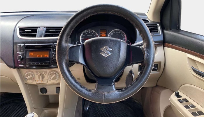 2015 Maruti Swift Dzire VXI, Petrol, Manual, 73,314 km, Steering Wheel Close Up