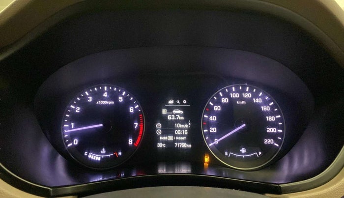 2017 Hyundai Elite i20 ASTA 1.2, Petrol, Manual, 71,787 km, Odometer Image