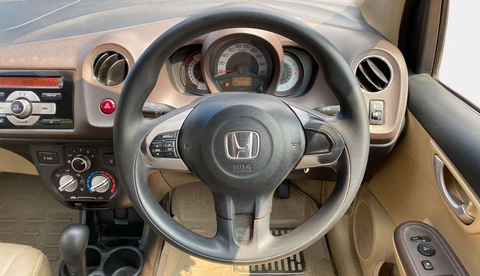 2013 Honda Brio VX AT, Petrol, Automatic, 73,299 km, Steering Wheel Close Up