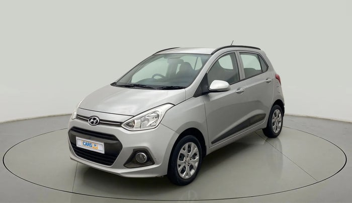 2014 Hyundai Grand i10 SPORTZ 1.2 KAPPA VTVT, Petrol, Manual, 35,571 km, Left Front Diagonal