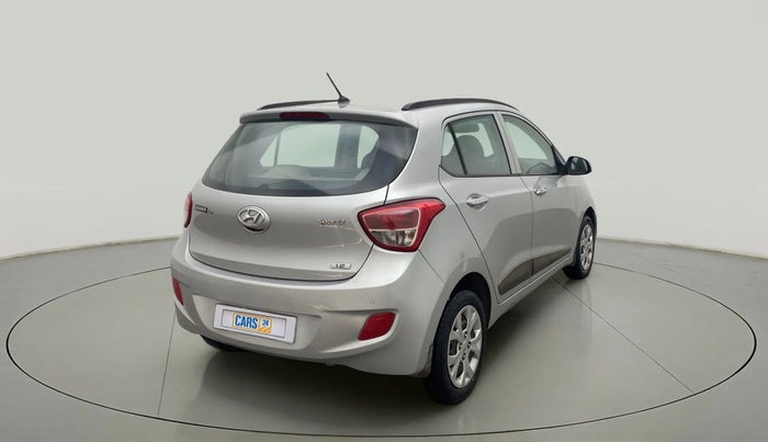 2014 Hyundai Grand i10 SPORTZ 1.2 KAPPA VTVT, Petrol, Manual, 35,571 km, Right Back Diagonal