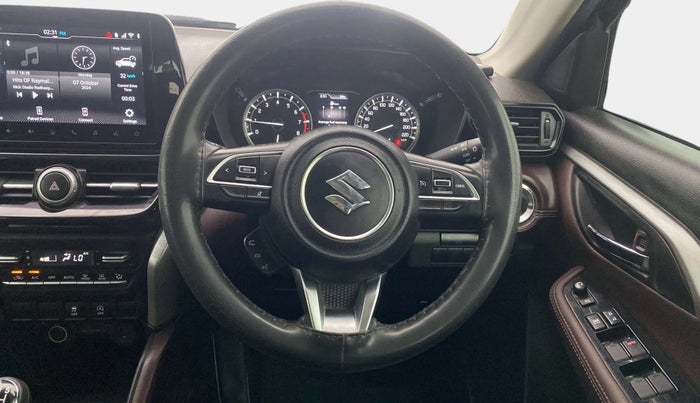 2022 Maruti Grand Vitara ALPHA SMART HYBRID, Petrol, Manual, 55,426 km, Steering Wheel Close Up