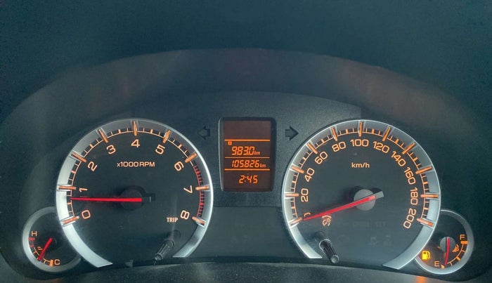 2014 Maruti Swift VXI, Petrol, Manual, 1,05,806 km, Odometer Image