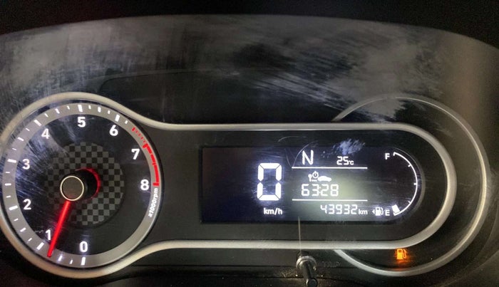 2021 Hyundai AURA SX PLUS 1.2 AMT, Petrol, Automatic, 43,913 km, Odometer Image