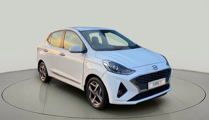 2021 Hyundai AURA SX PLUS 1.2 AMT, Petrol, Automatic, 43,913 km, Right Front Diagonal