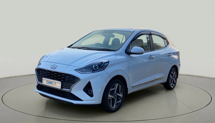 2021 Hyundai AURA SX PLUS 1.2 AMT, Petrol, Automatic, 43,913 km, Left Front Diagonal