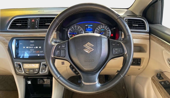 2021 Maruti Ciaz ALPHA 1.5 SHVS PETROL, Petrol, Manual, 19,811 km, Steering Wheel Close Up