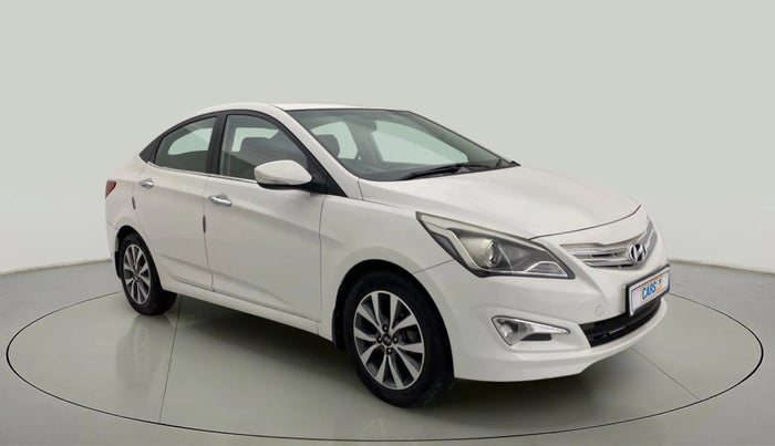 2015 Hyundai Verna FLUIDIC 4S 1.6 VTVT S(O), Petrol, Manual, 68,729 km, Right Front Diagonal