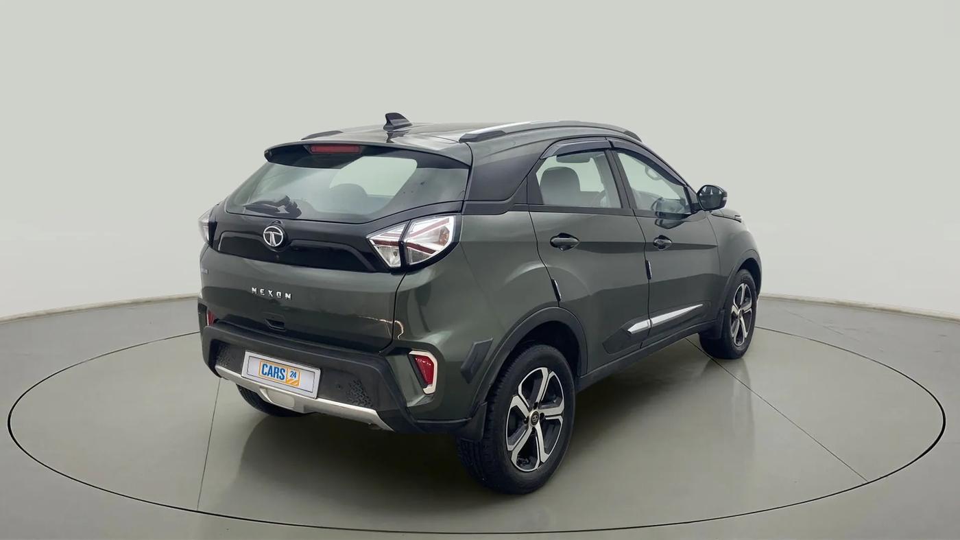 2021 Tata NEXON XZA PLUS (O) DIESEL, Diesel, Automatic, 58,249 km, Right Back Diagonal