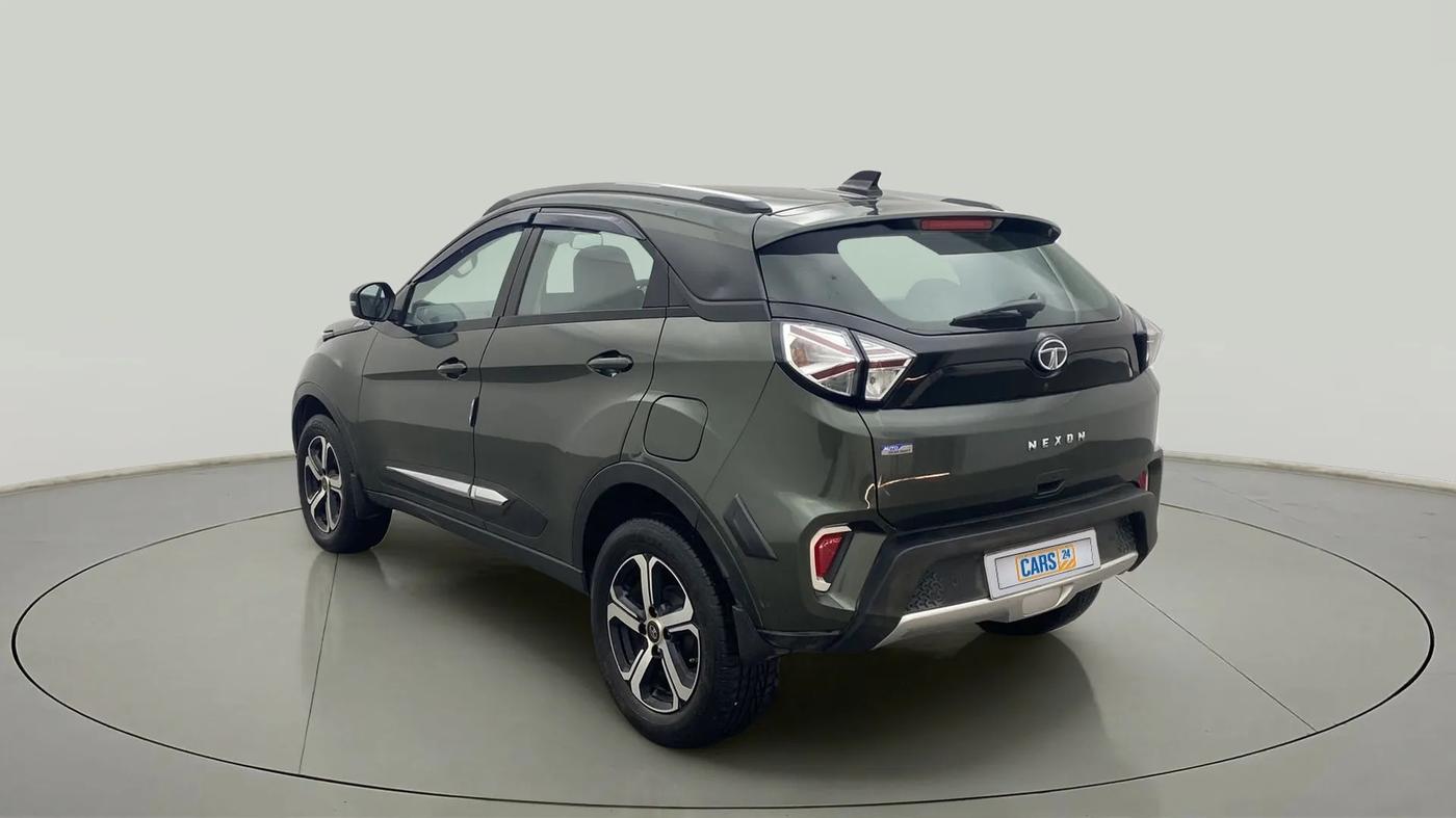 2021 Tata NEXON XZA PLUS (O) DIESEL, Diesel, Automatic, 58,249 km, Left Back Diagonal