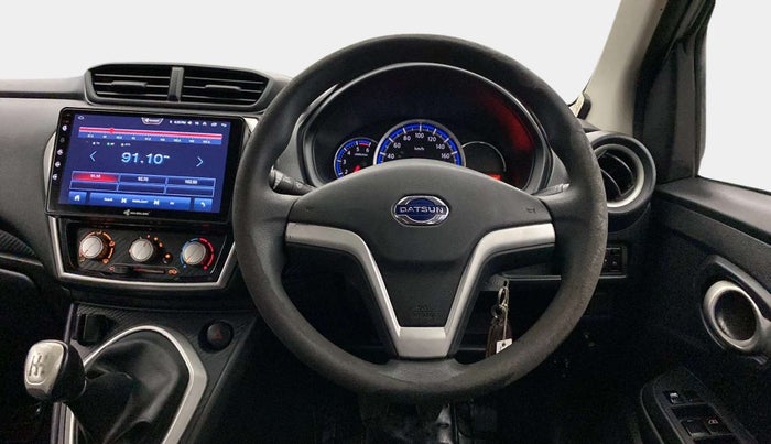 2019 Datsun Go T, Petrol, Manual, 50,155 km, Steering Wheel Close Up