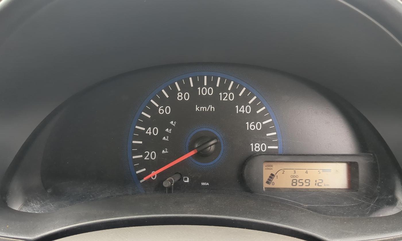 2016 Datsun Go T, Petrol, Manual, 85,967 km, Odometer Image