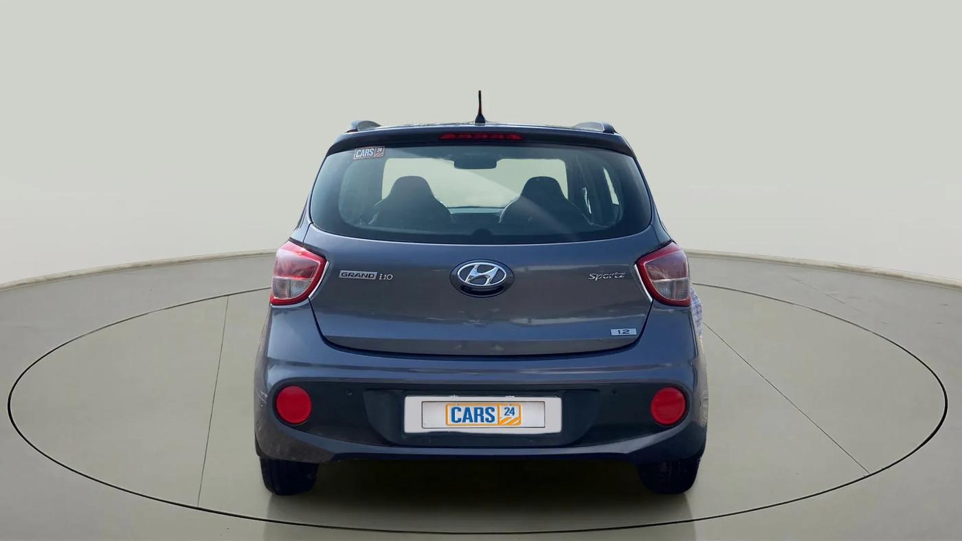 2017 Hyundai Grand i10 SPORTZ (O) 1.2 KAPPA VTVT, Petrol, Manual, 47,301 km, Back/Rear