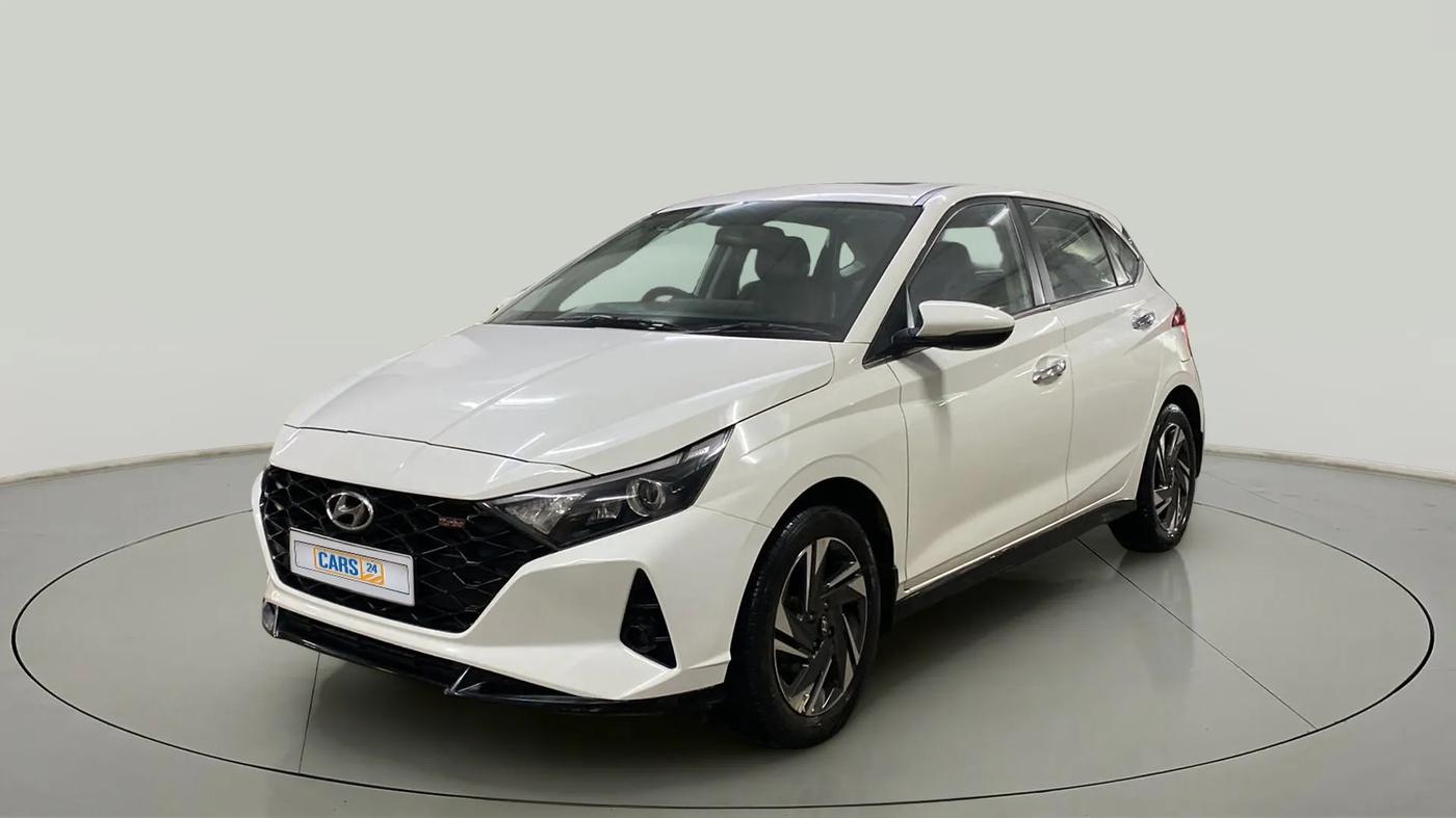 2022 Hyundai NEW I20 ASTA (O) 1.0 TURBO GDI DCT, Petrol, Automatic, 33,662 km, Left Front Diagonal