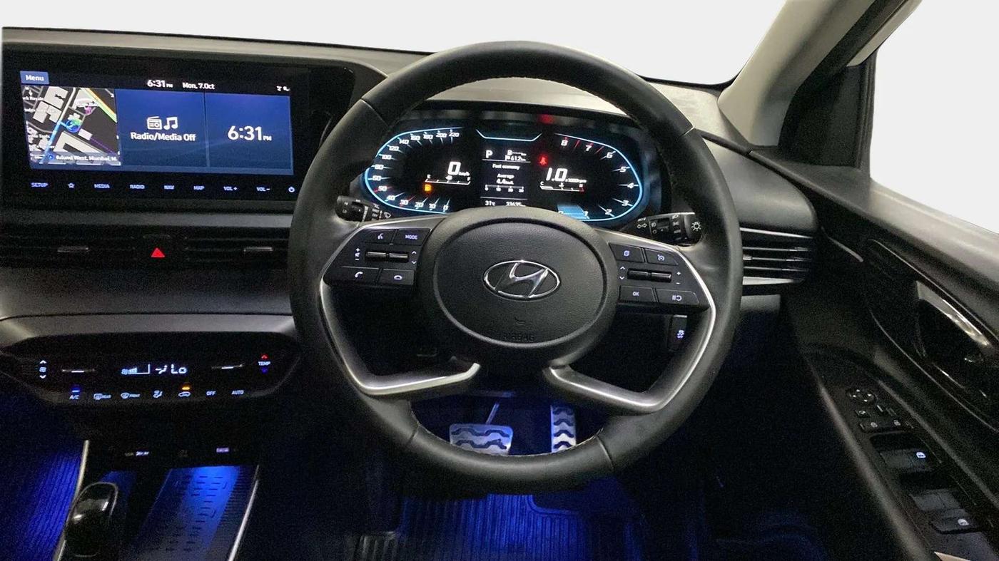 2022 Hyundai NEW I20 ASTA (O) 1.0 TURBO GDI DCT, Petrol, Automatic, 33,662 km, Steering Wheel Close Up