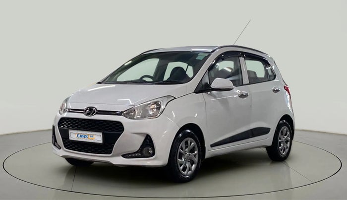 2018 Hyundai Grand i10 SPORTZ 1.2 KAPPA VTVT, Petrol, Manual, 63,697 km, Left Front Diagonal