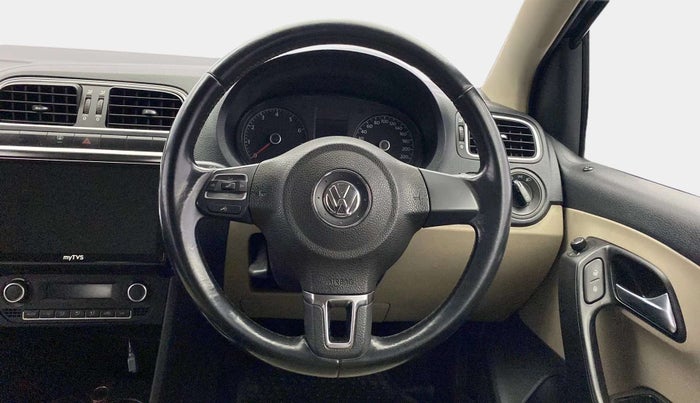 2013 Volkswagen Polo HIGHLINE1.2L, Petrol, Manual, 76,288 km, Steering Wheel Close Up