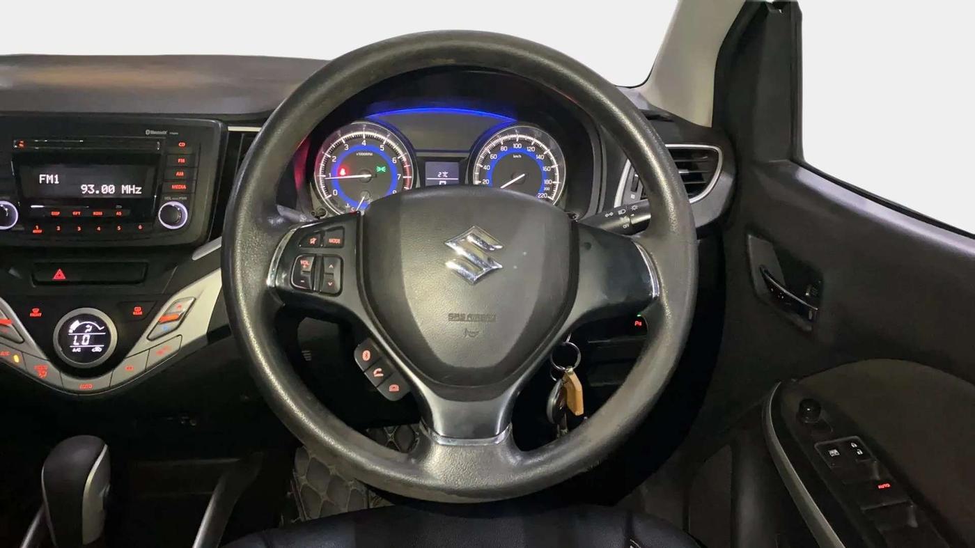 2018 Maruti Baleno DELTA CVT PETROL 1.2, Petrol, Automatic, 69,538 km, Steering Wheel Close Up
