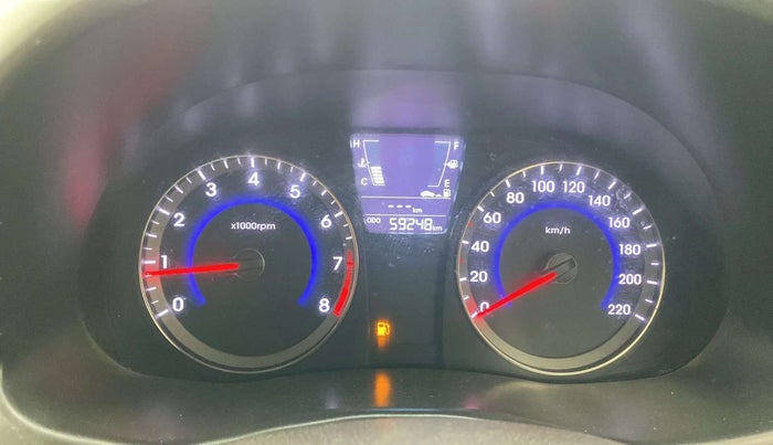 2015 Hyundai Verna FLUIDIC 4S 1.6 VTVT S, CNG, Manual, 59,250 km, Odometer Image