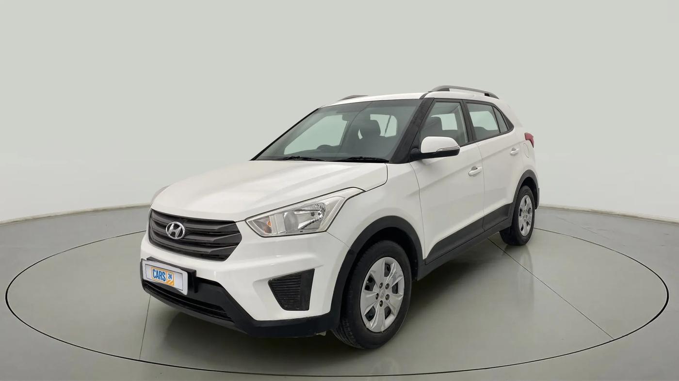 2017 Hyundai Creta E PLUS 1.6 PETROL, Petrol, Manual, 67,942 km, Left Front Diagonal