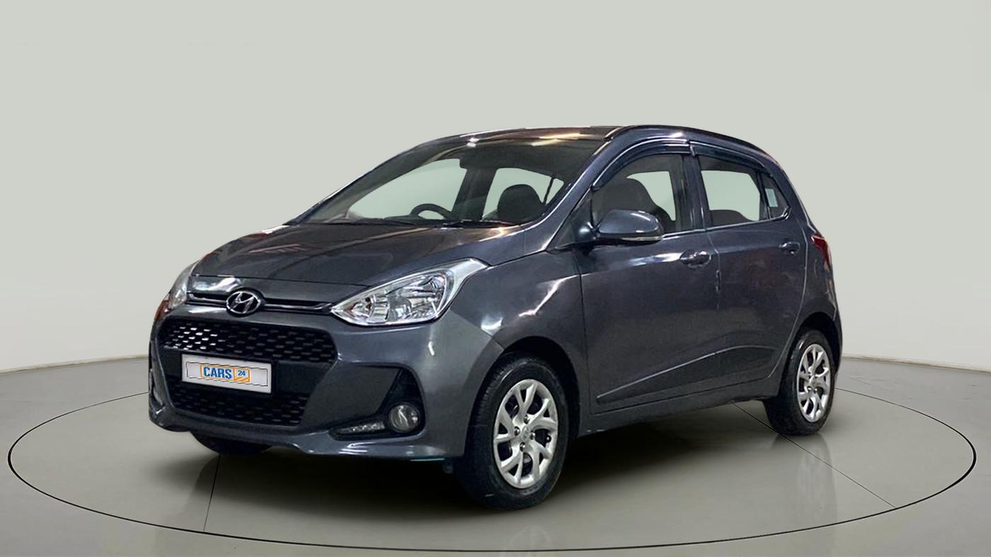 2017 Hyundai Grand i10 SPORTZ (O) 1.2 KAPPA VTVT, Petrol, Manual, 29,490 km, Left Front Diagonal
