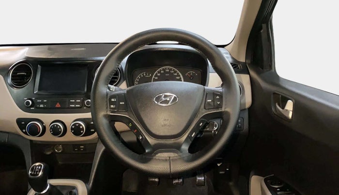 2017 Hyundai Grand i10 SPORTZ (O) 1.2 KAPPA VTVT, Petrol, Manual, 29,490 km, Steering Wheel Close Up