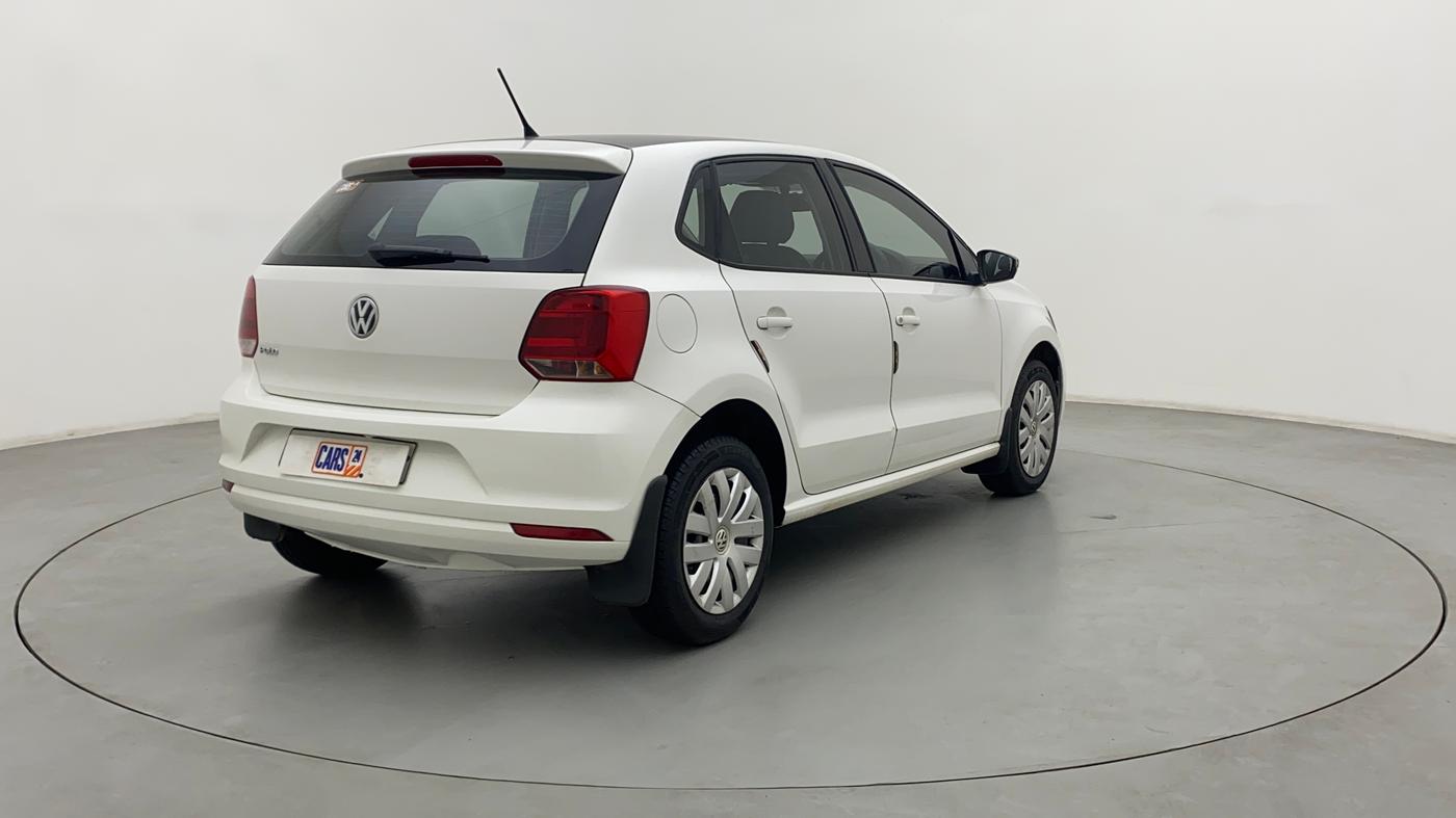 2017 Volkswagen Polo COMFORTLINE 1.2L, Petrol, Manual, 53,810 km, Right Back Diagonal