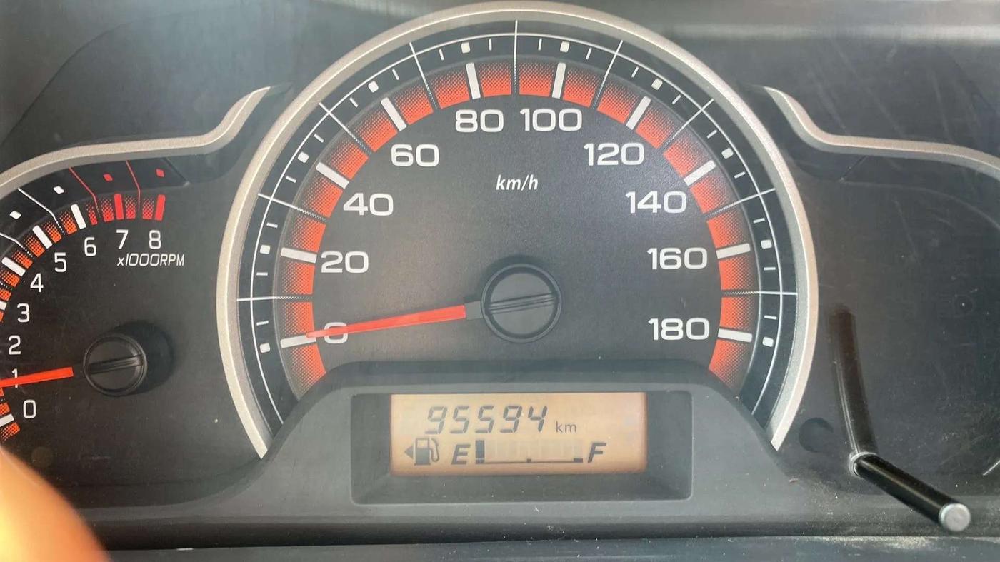2017 Maruti Alto K10 VXI, Petrol, Manual, 95,596 km, Odometer Image