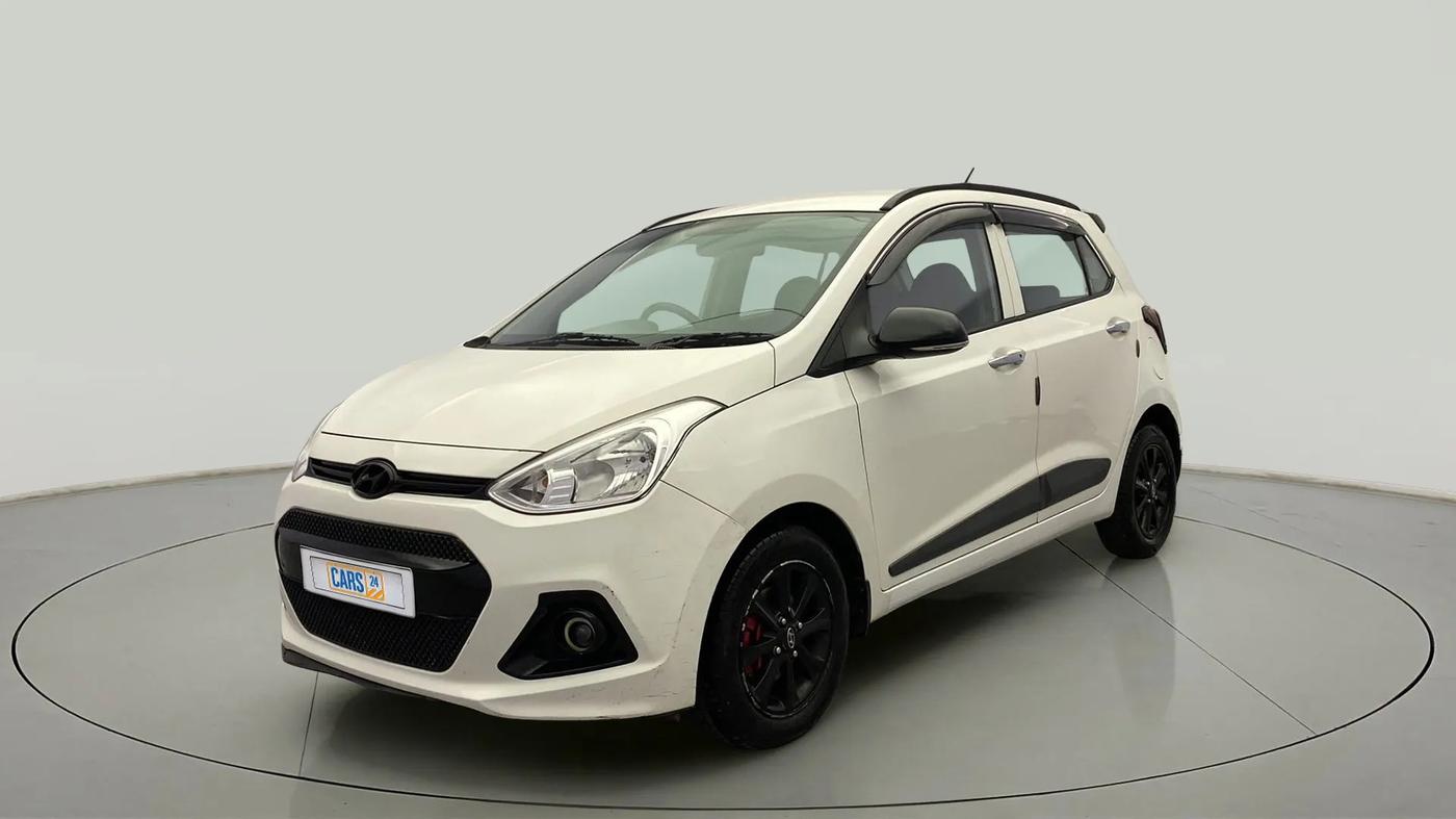 2014 Hyundai Grand i10 ASTA AT 1.2 KAPPA VTVT, Petrol, Automatic, 49,616 km, Left Front Diagonal