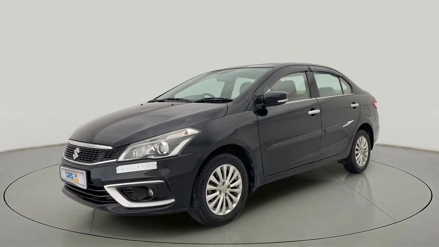 2019 Maruti Ciaz DELTA AT 1.5 SHVS PETROL, Petrol, Automatic, 55,479 km, Left Front Diagonal