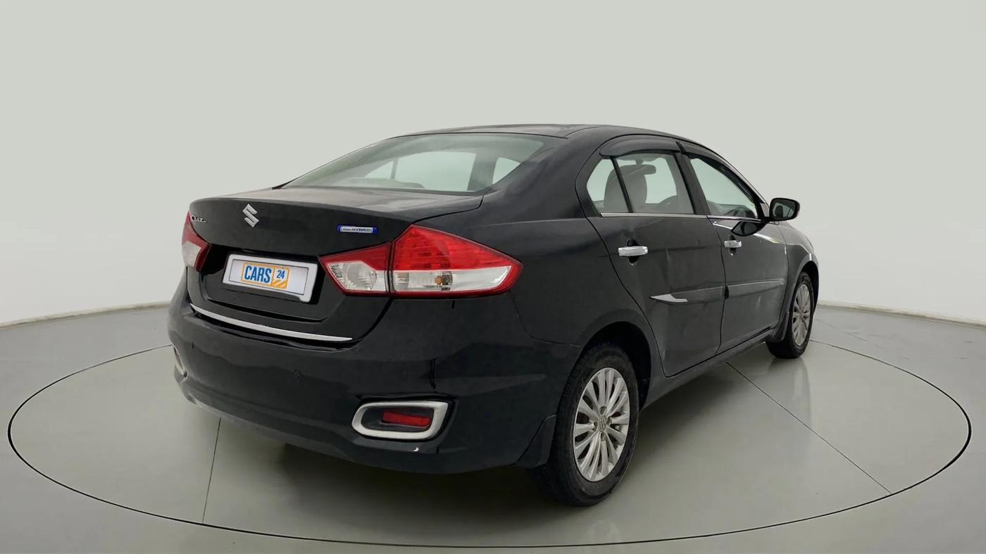 2019 Maruti Ciaz DELTA AT 1.5 SHVS PETROL, Petrol, Automatic, 55,479 km, Right Back Diagonal