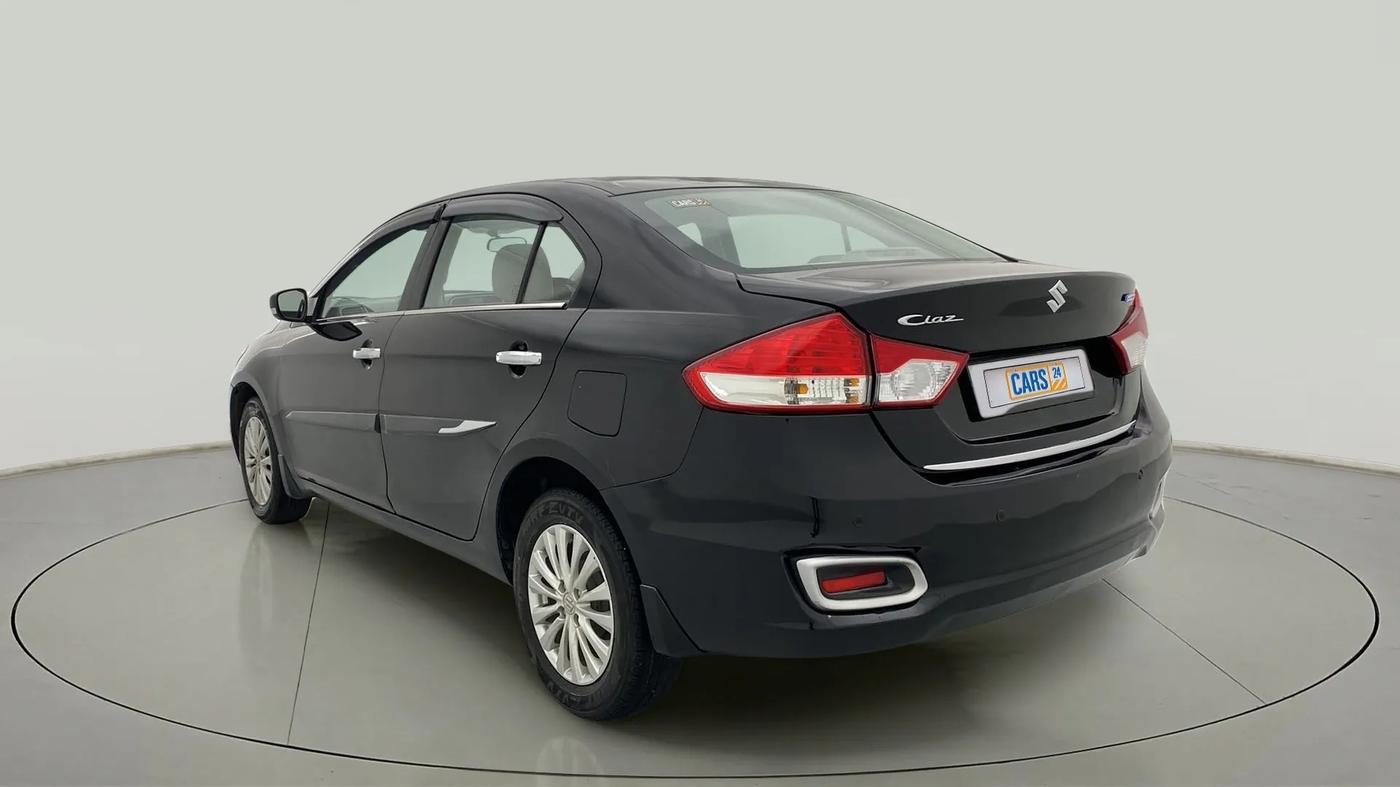 2019 Maruti Ciaz DELTA AT 1.5 SHVS PETROL, Petrol, Automatic, 55,479 km, Left Back Diagonal