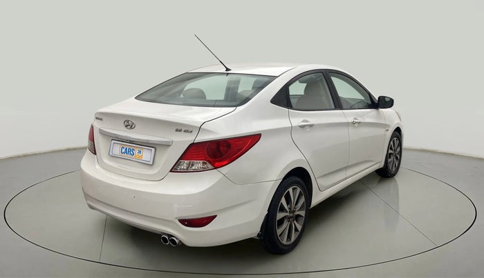 2014 Hyundai Verna FLUIDIC 1.6 CRDI SX, Diesel, Manual, 92,929 km, Right Back Diagonal