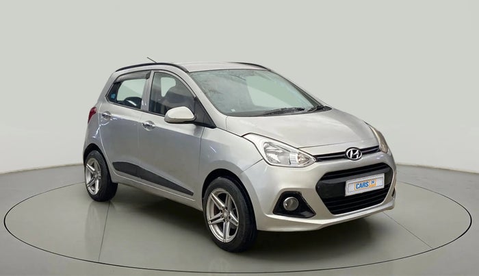 2014 Hyundai Grand i10 SPORTZ 1.2 KAPPA VTVT, CNG, Manual, 1,16,147 km, Right Front Diagonal