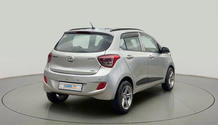 2014 Hyundai Grand i10 SPORTZ 1.2 KAPPA VTVT, CNG, Manual, 1,16,147 km, Right Back Diagonal