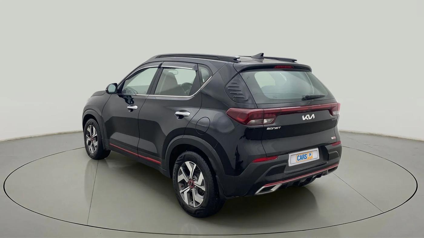 2022 KIA SONET GTX PLUS 1.0 DCT, Petrol, Automatic, 31,548 km, Left Back Diagonal