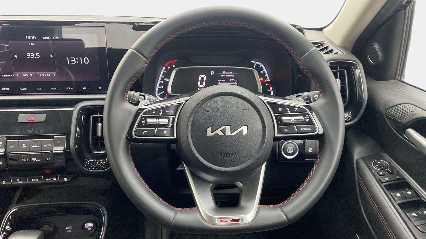 2022 KIA SONET GTX PLUS 1.0 DCT, Petrol, Automatic, 31,548 km, Steering Wheel Close Up