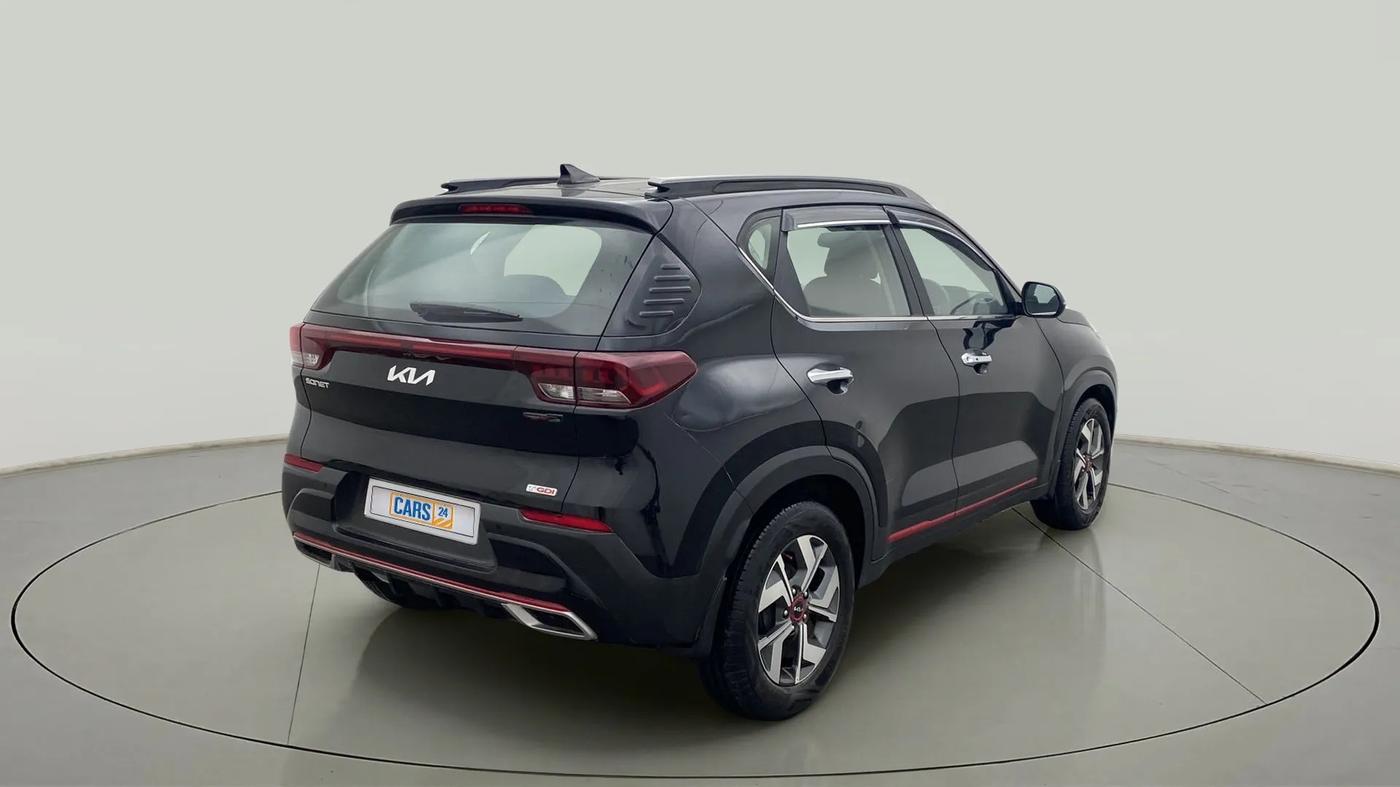 2022 KIA SONET GTX PLUS 1.0 DCT, Petrol, Automatic, 31,548 km, Right Back Diagonal