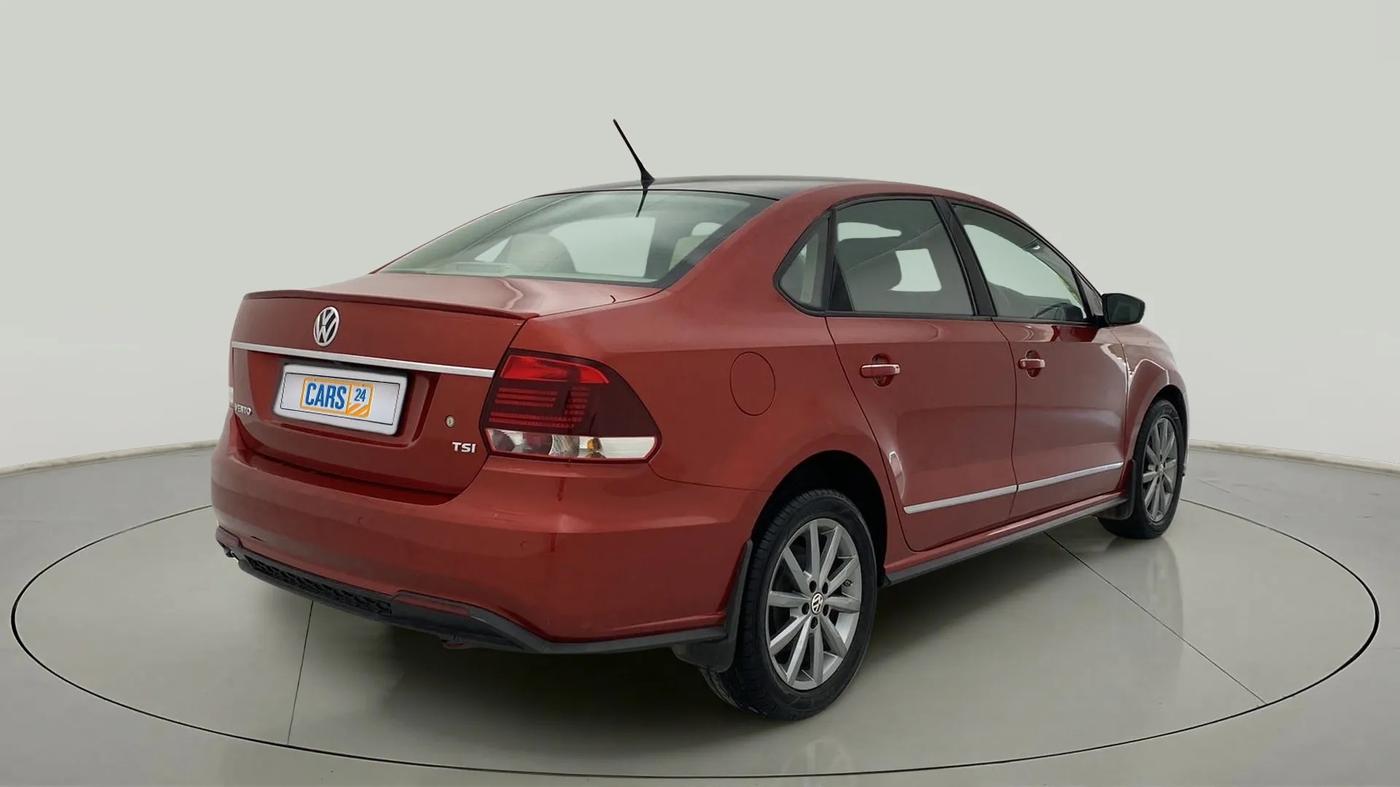2021 Volkswagen Vento HIGHLINE PLUS 1.0L TSI AT, Petrol, Automatic, 41,214 km, Right Back Diagonal