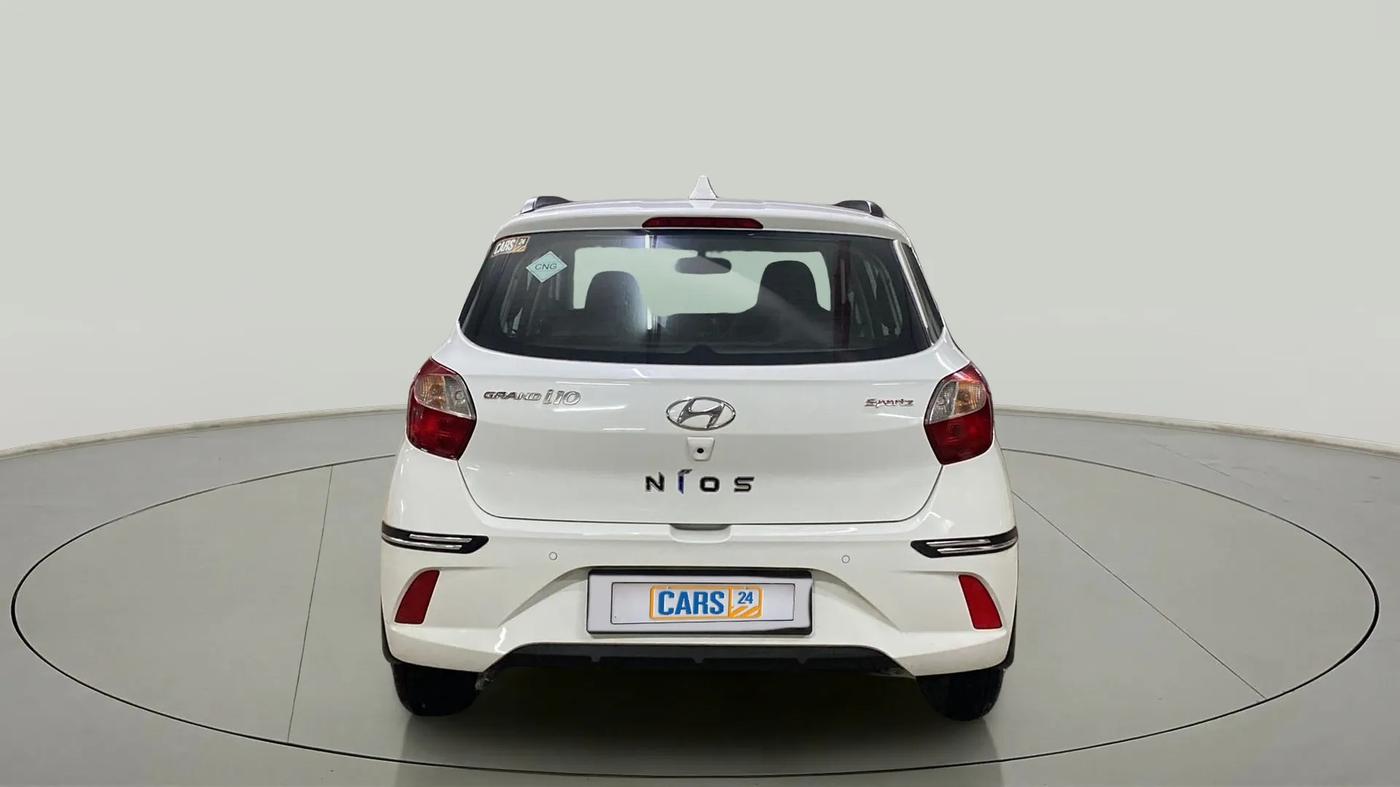 2022 Hyundai GRAND I10 NIOS SPORTZ 1.2 KAPPA VTVT CNG, CNG, Manual, 9,967 km, Back/Rear