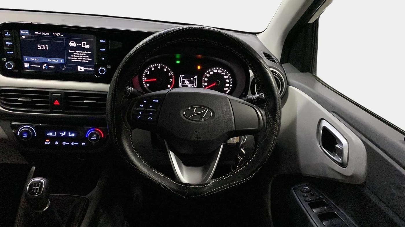 2022 Hyundai GRAND I10 NIOS SPORTZ 1.2 KAPPA VTVT CNG, CNG, Manual, 9,967 km, Steering Wheel Close Up
