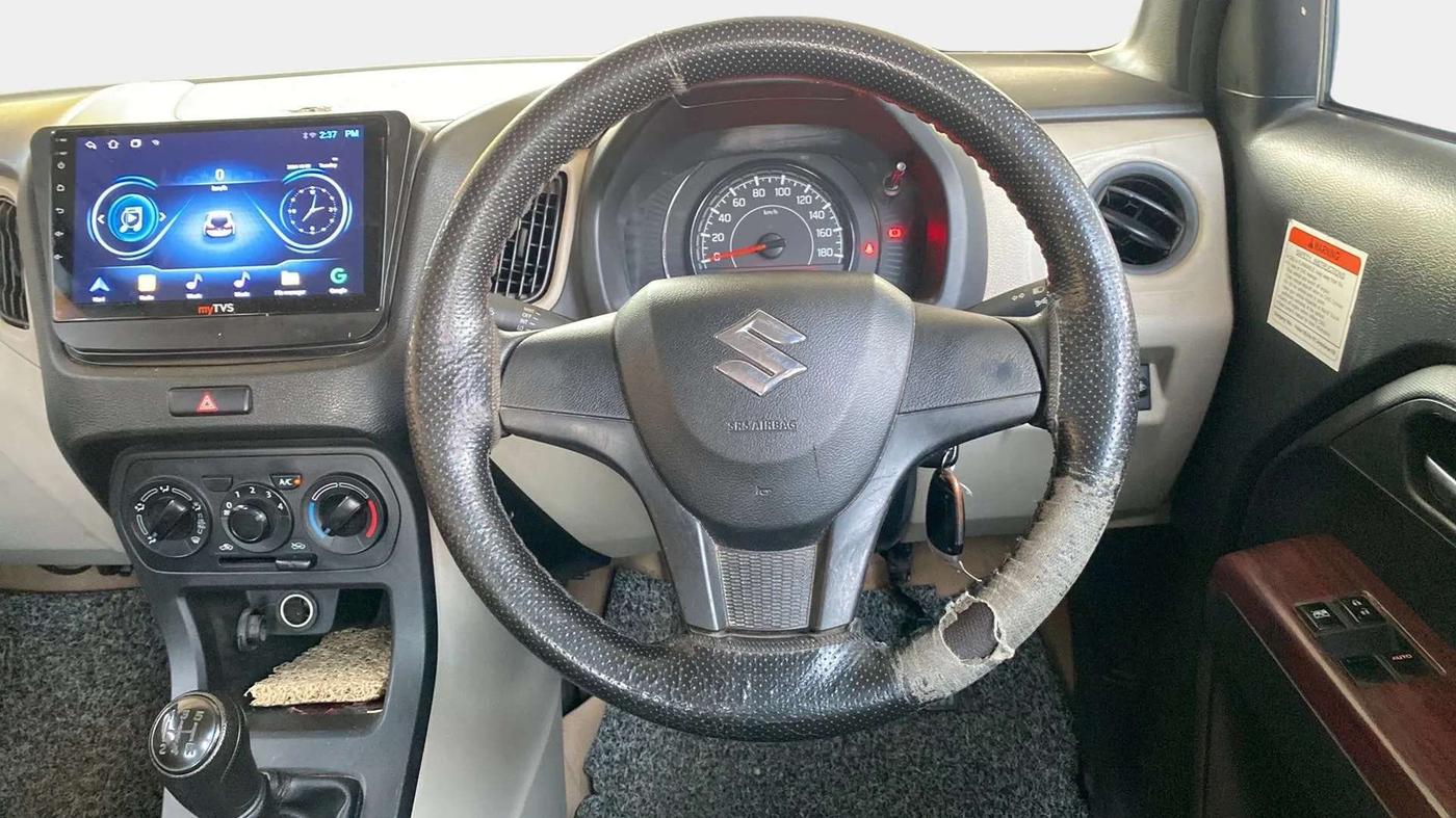 2020 Maruti New Wagon-R LXI CNG 1.0, CNG, Manual, 79,724 km, Steering Wheel Close Up