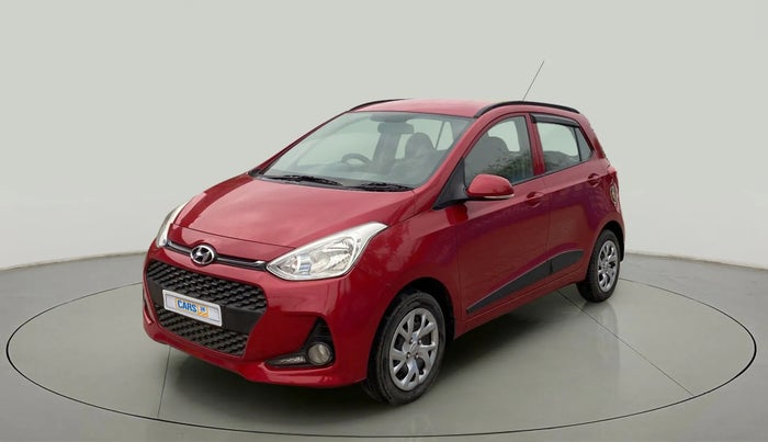 2017 Hyundai Grand i10 SPORTZ (O) 1.2 KAPPA VTVT, Petrol, Manual, 43,899 km, Left Front Diagonal