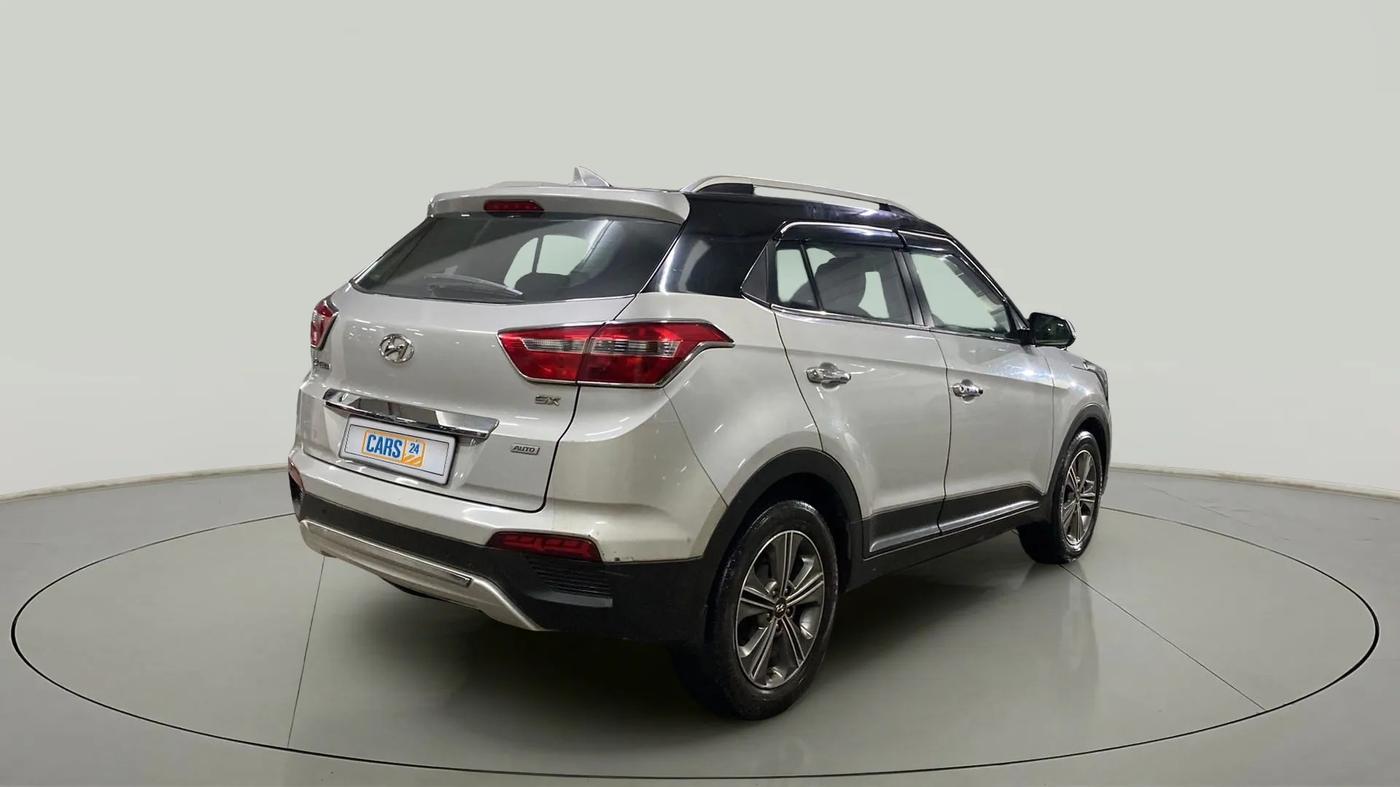 2018 Hyundai Creta SX PLUS AT 1.6 DIESEL, Diesel, Automatic, 56,631 km, Right Back Diagonal